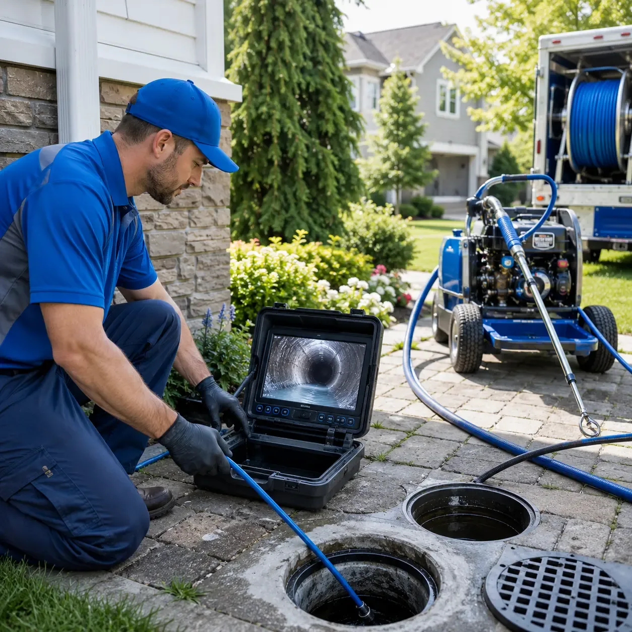 Outdoor drain cleaning professionals serving Saint Albans, NY